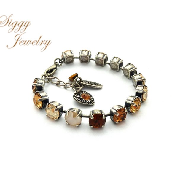 Swarovski® FRAPPUCCINO MINGLE Tennis Bracelet - Picture 5 of 8